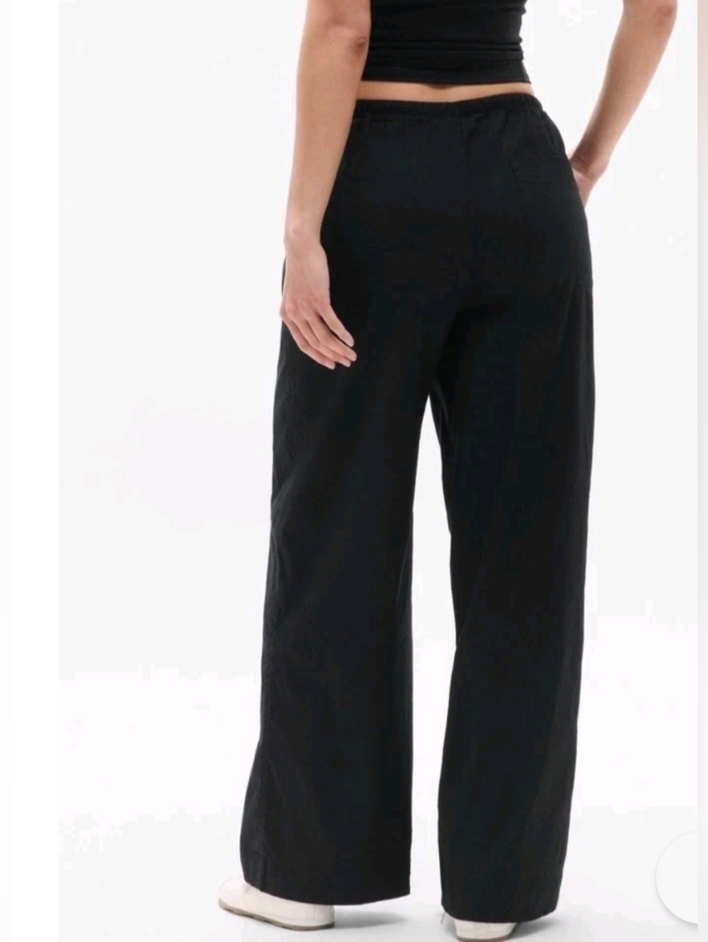 Athleta Paradise Wide Leg Pant in Black. Size S - Picture 4 of 12